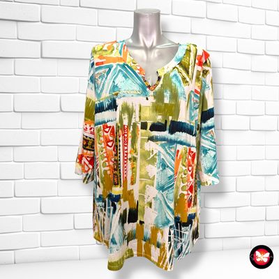 **HOY** Blusa de manga corta estampado Talla XXL