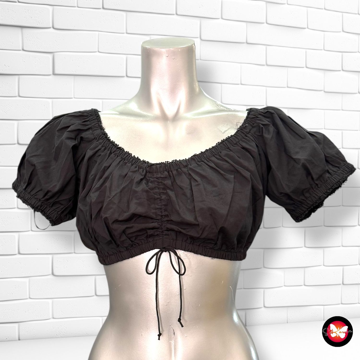 Blusa cropped escote barco STOCKERPOINT Talla 38