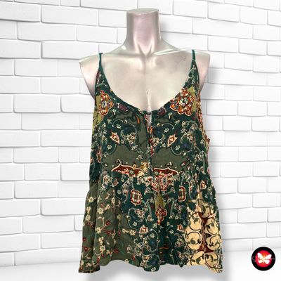 **HOY** Blusa de bambula de tirantes NATURA Talla L