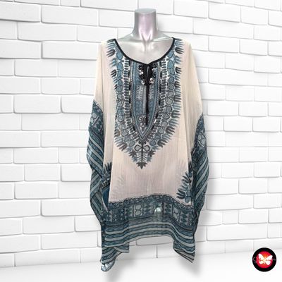 **HOY** Blusa túnica playera traslúcida Talla Única Grande