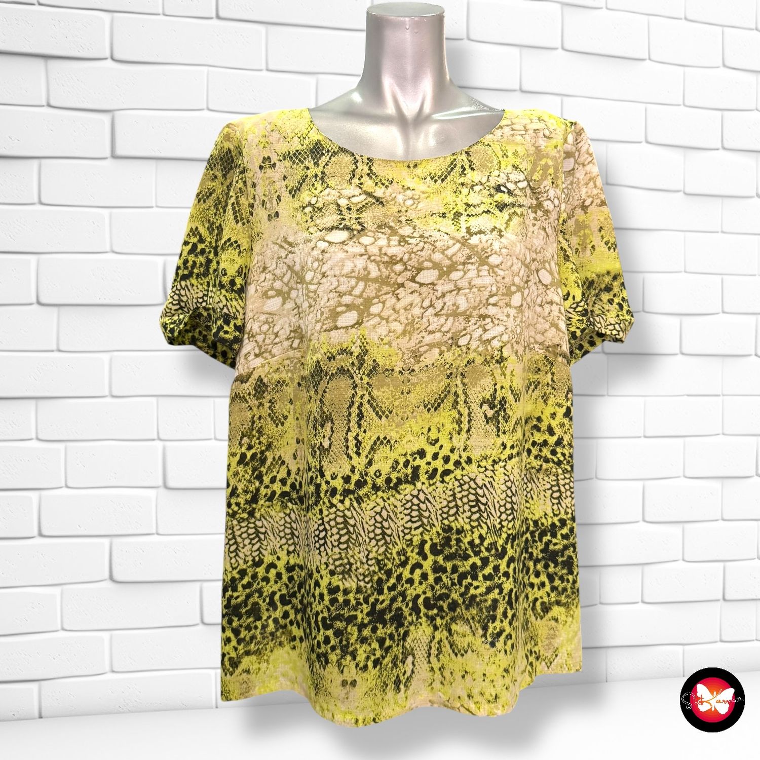 **HOY** Blusa de manga corta estampada Talla XL/XXL