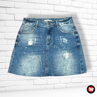 **HOY** Falda vaquera con pintadas FB SISTER Talla S