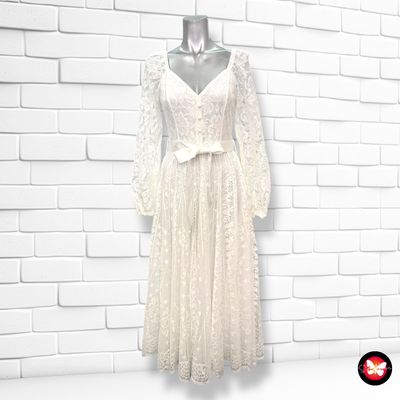 **HOY** Vestido largo de encaje Talla S
