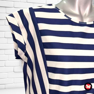 Vestido marinero de manga corta Talla M (grande)