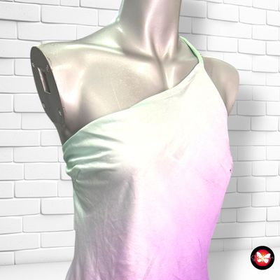 **HOY** Vestido largo de satén escote asimétrico MY LOOK Talla S/M