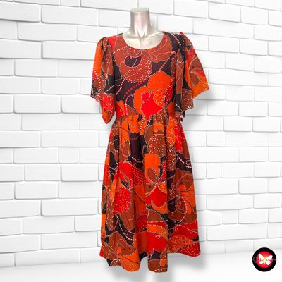 **HOY** Vestido de mangas de volantes Talla L