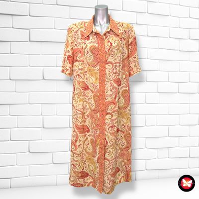 **HOY** Vestido camisero vintage ROSA IGLESIAS Talla 50