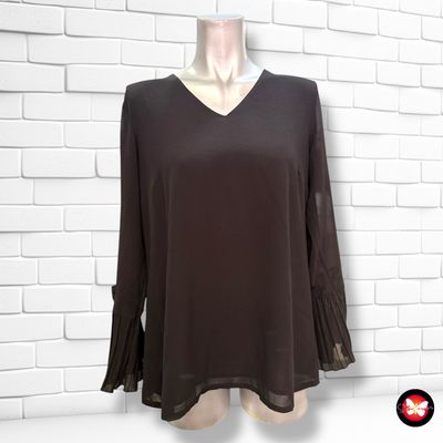 **HOY** Blusa de mangas campana con lacitos AMÉLIE &amp; AMÉLIE Talla S
