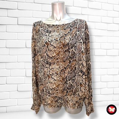 **HOY** Blusa de manga larga estampado serpiente MORE&amp;MORE Talla 42