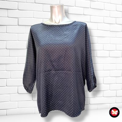 **HOY** Blusa de media manga de lunares Talla M/L