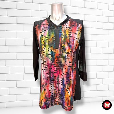 **HOY** Blusa con mangas traslúcidas CENSURED Talla M