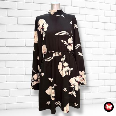 **HOY** Vestido de manga larga estampado flores ONLY Talla L