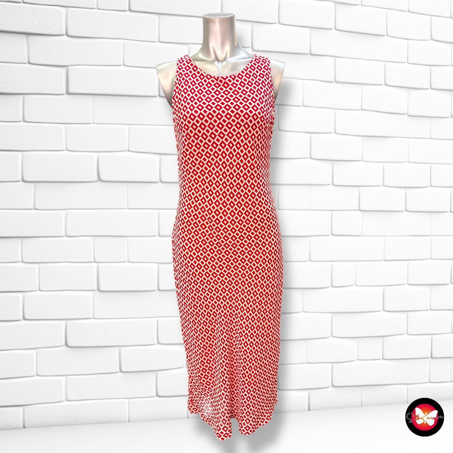 **HOY** Vestido midi sin mangas MARGA LEON Talla 40 (pequeña)