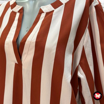 **HOY** Vestido de rayas XANDRES Talla 42