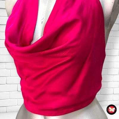 Blusa de noche halter atada a la espalda ZARA Talla S