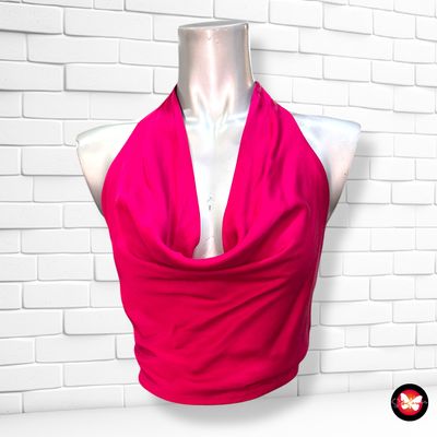 Blusa de noche halter atada a la espalda ZARA Talla S
