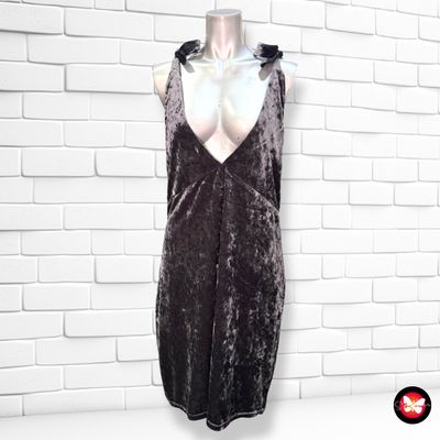 Vestido de terciopelo DIVIDED Talla 40