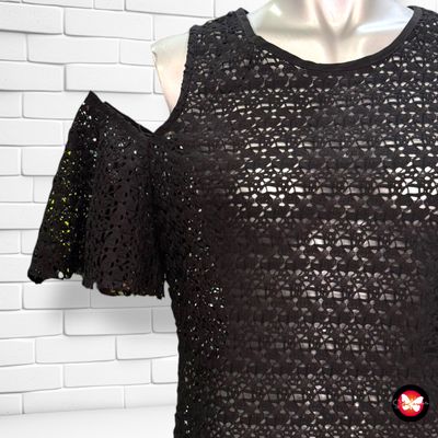 **HOY** Blusa de encaje y hombros descubiertos JUDEPOM Talla M/L