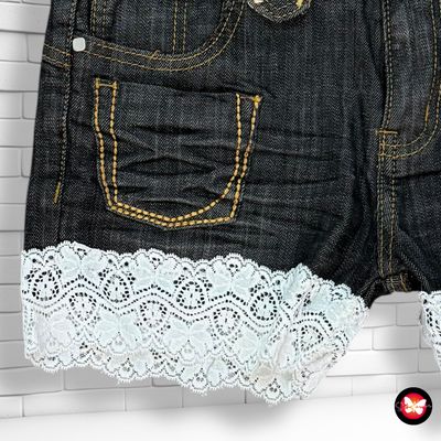 **HOY** Short vaquero con encaje TISSAIA Talla 38