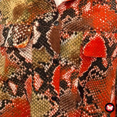 **HOY** Camisa de manga larga estampado serpiente NORAH Talla 46