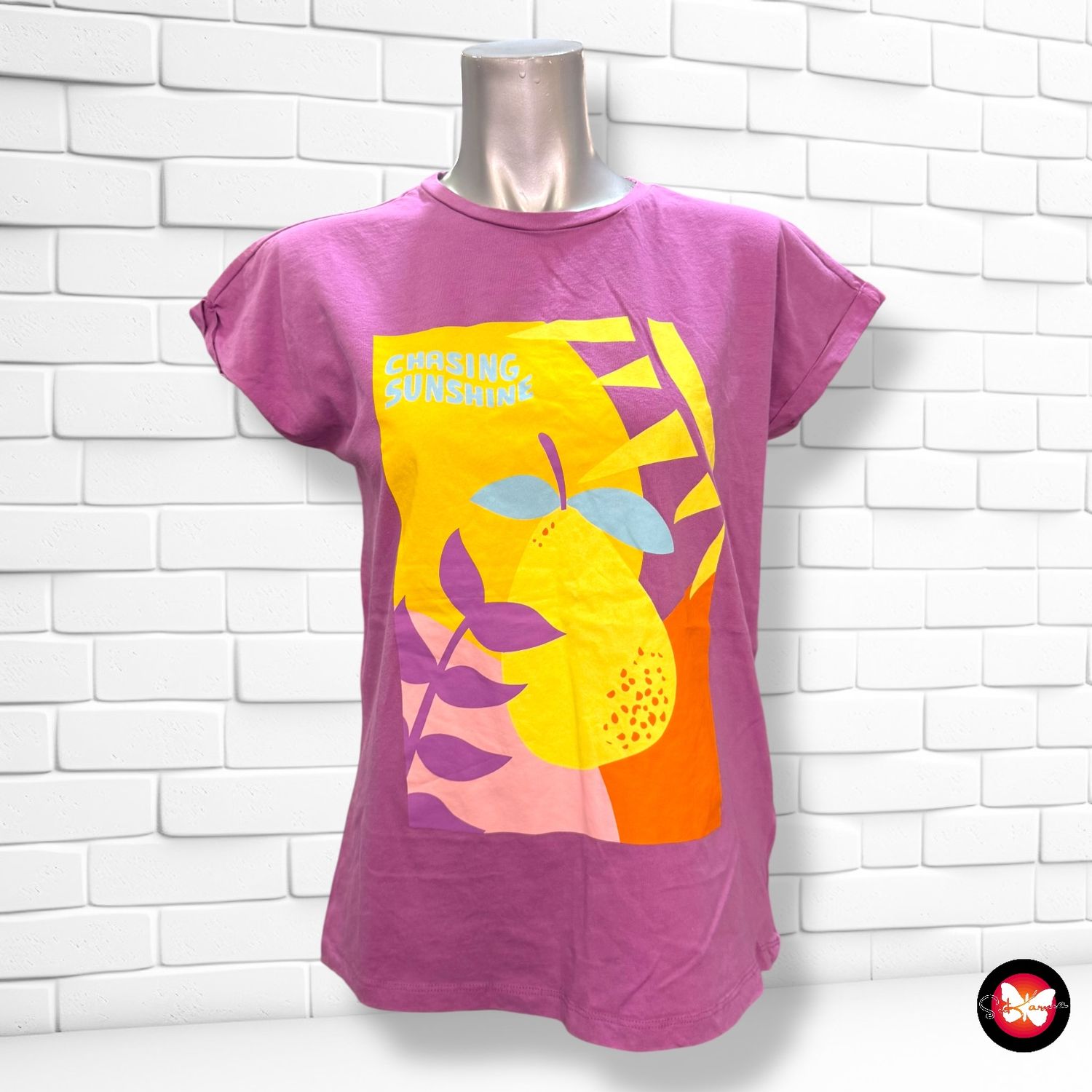 Camiseta de manga corta DE FACTO Talla S/M