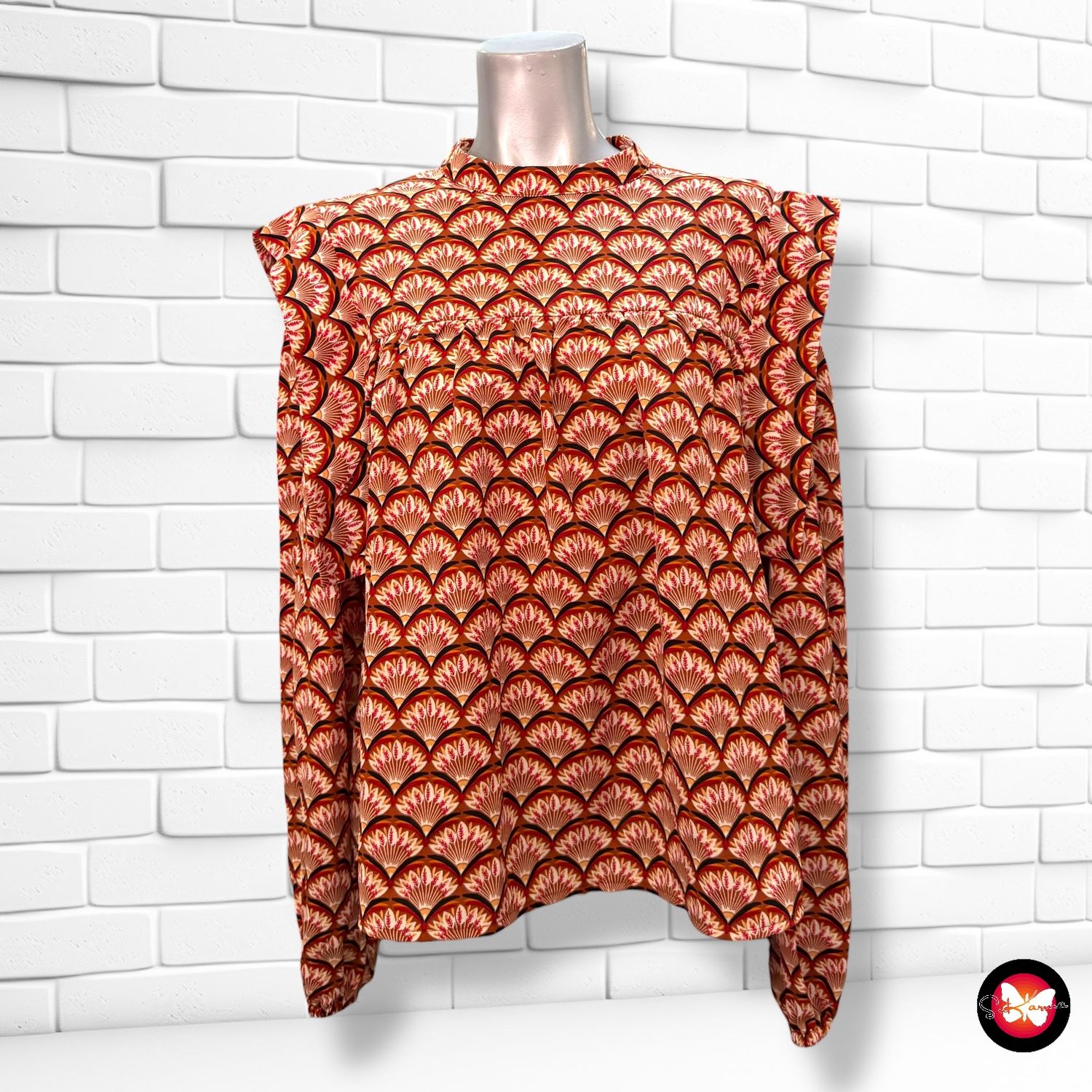 **HOY** Blusa con mangas abullonadas LOAVIES Talla S