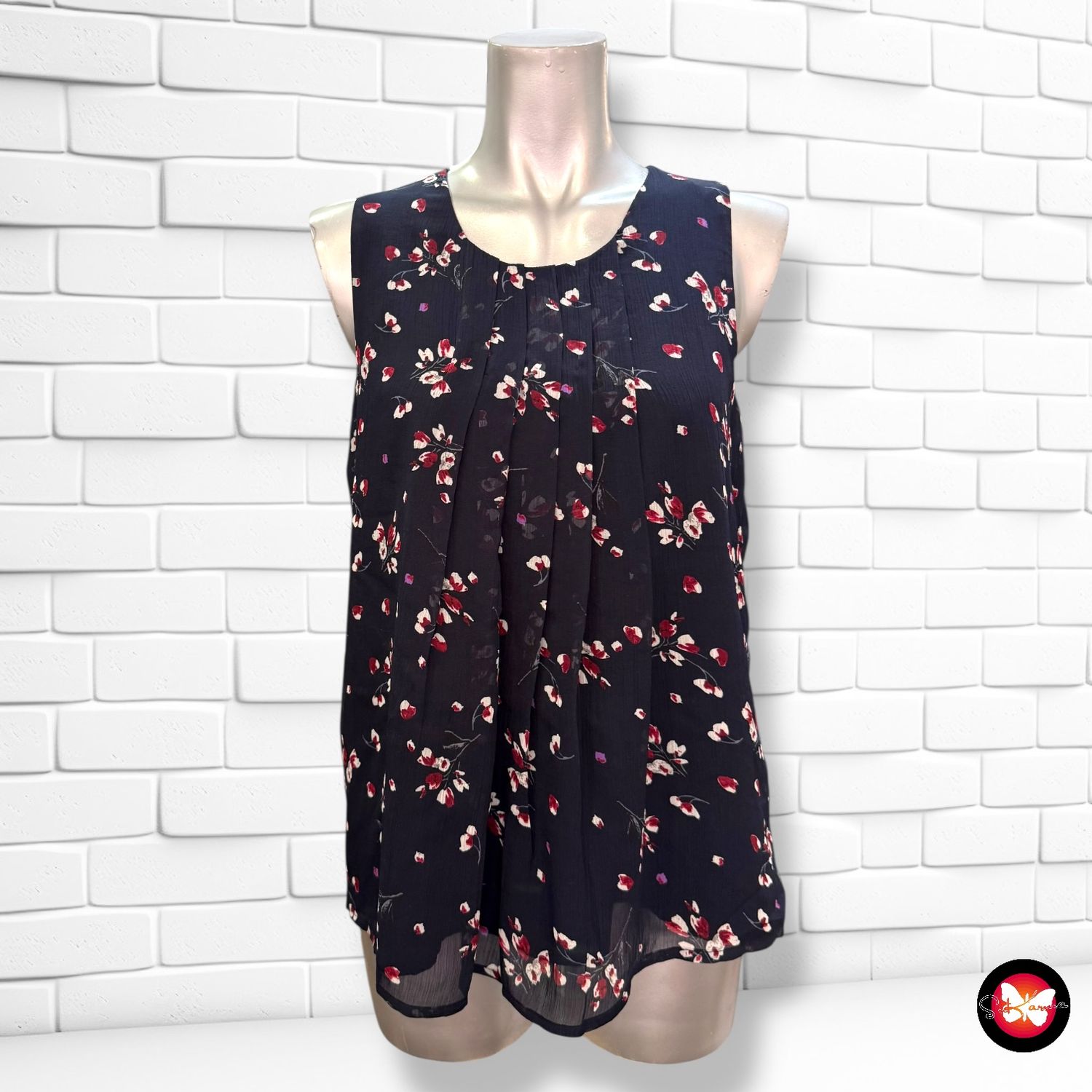 **HOY** Blusa sin mangas de florecitas VERO MODA Talla S