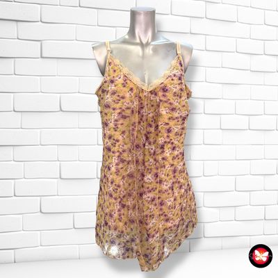 **HOY** Blusa de tirantes con gasa BLANCHEPORTE Talla 46/48