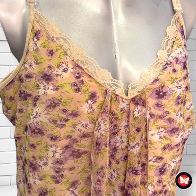 **HOY** Blusa de tirantes con gasa BLANCHEPORTE Talla 46/48