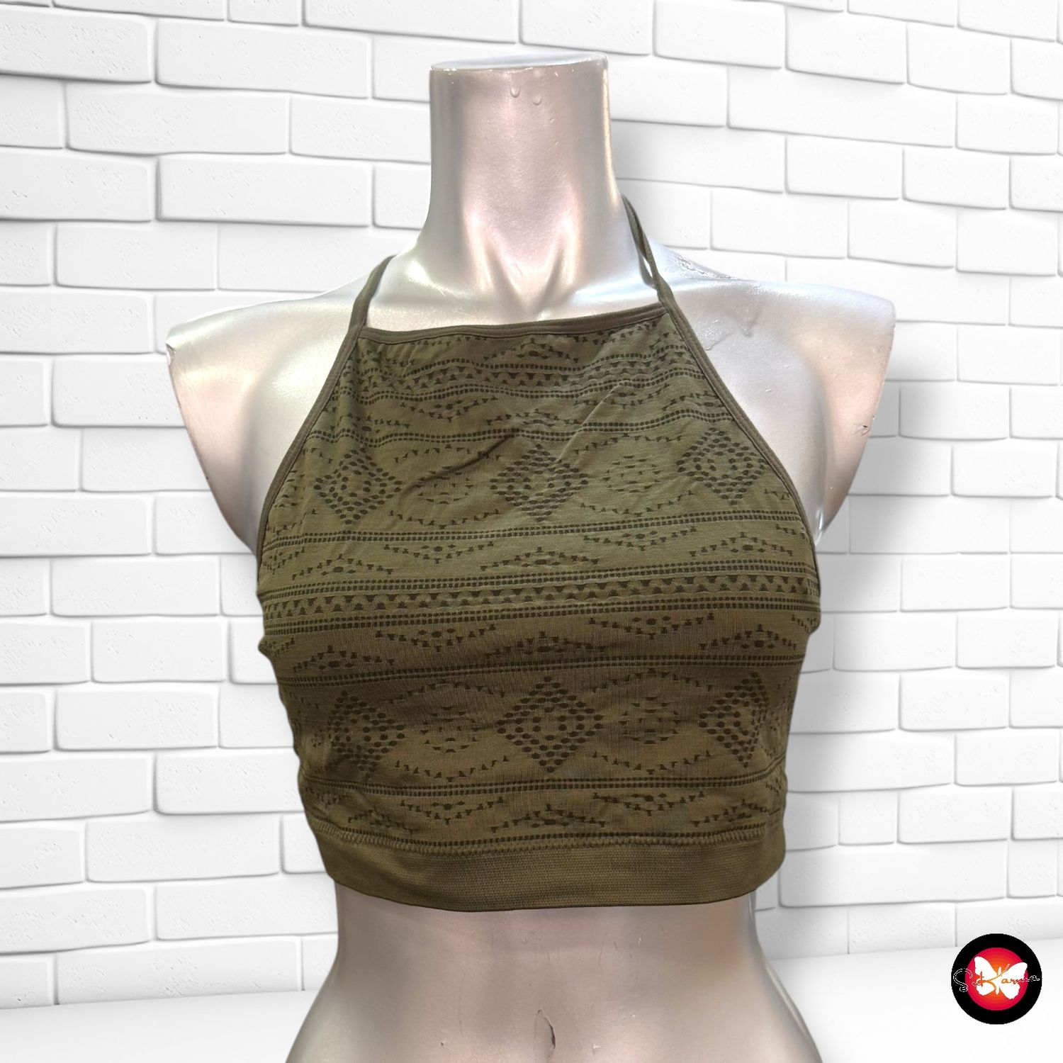**HOY** Crop top PEACOCK Talla 42/44 (14/16UK)