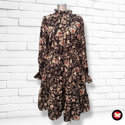 **HOY** Vestido de manga larga y cuello cerrado Talla L