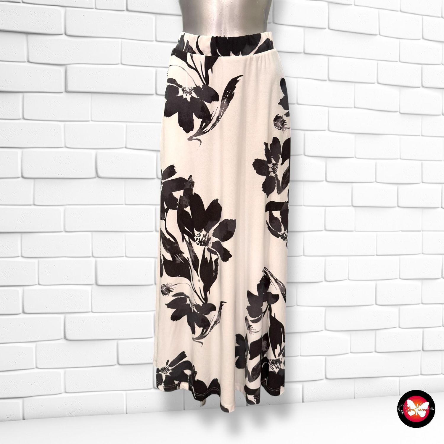 **HOY** Falda larga de flores BPC Talla 44/46