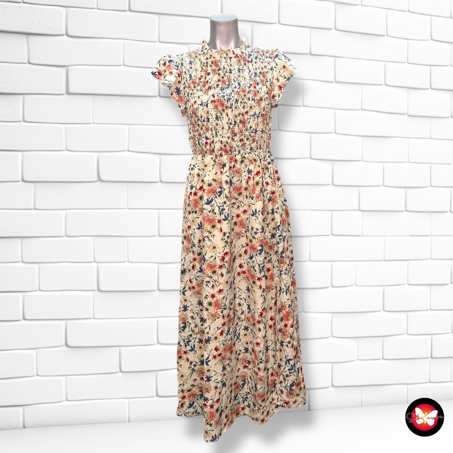 **HOY** Vestido largo de florecitas SHEIN Talla S