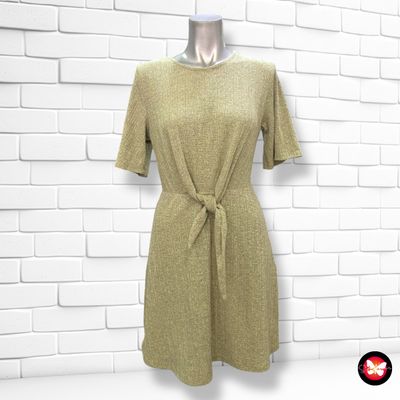 **HOY** Vestido de punto con lazo PULL&amp;BEAR Talla M