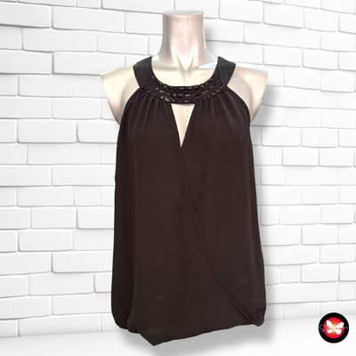 **HOY** Blusa de noche con pedrería CACHE CACHE Talla S