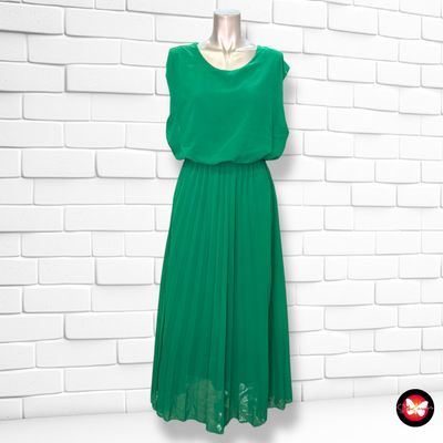 **HOY** Vestido largo de fiesta con falda plisada CASSIS Talla 40