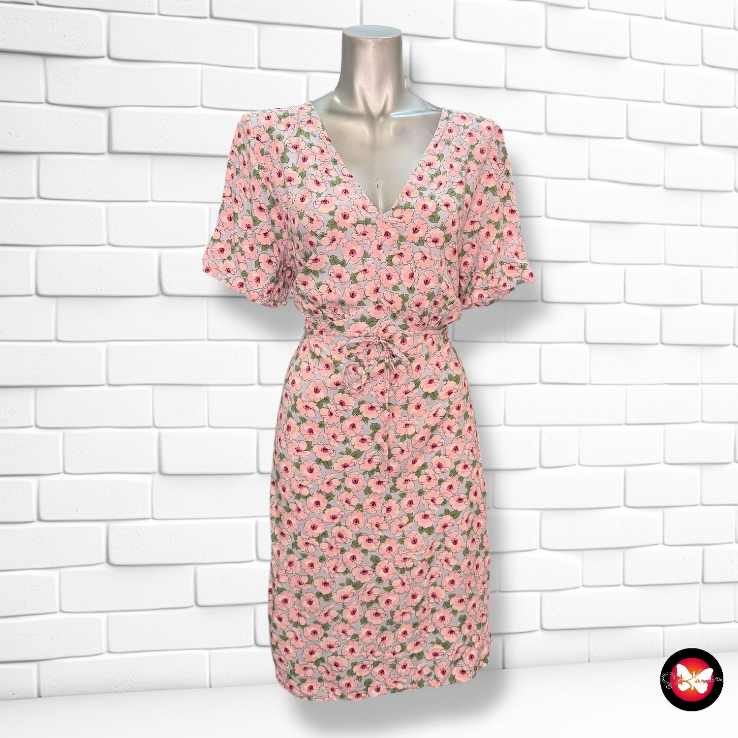 **HOY** Vestido de florecitas PAPAYA Talla 44 (16UK)