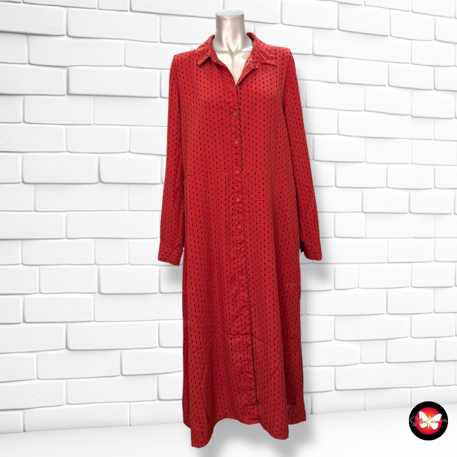 **HOY** Vestido largo camisero JACQUELINE DE YONG Talla 40