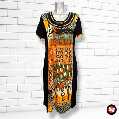 **HOY** Vestido de manga corta CHRISTINE LAURE Talla M/L
