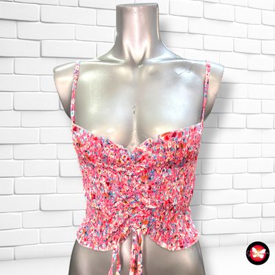 **HOY** Blusa cropped fruncida Talla S