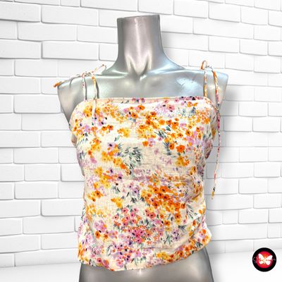 **HOY** Blusa de tirantes de lino H&amp;M Talla S