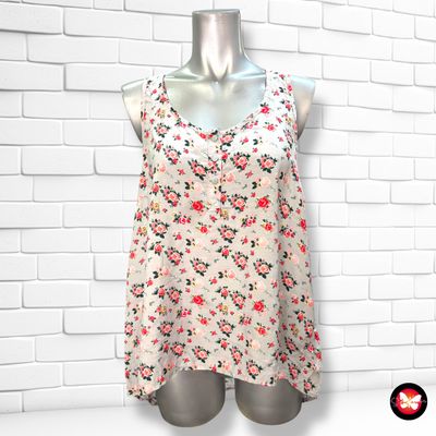 **HOY** Blusa de tirantes de florecitas DIVIDED Talla 38