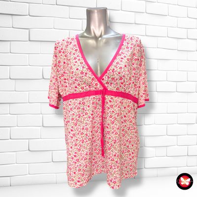 **HOY** Camiseta de manga corta de florecitas Talla XXL