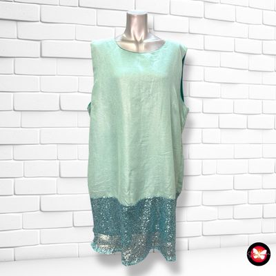 Vestido de antelina con lentejuelas THE BAY FLOWER Talla 50