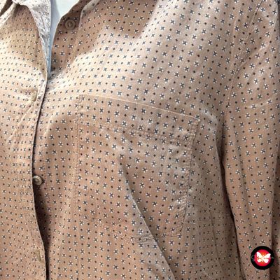 **HOY** Camisa de manga larga estampada YESSICA Talla 42