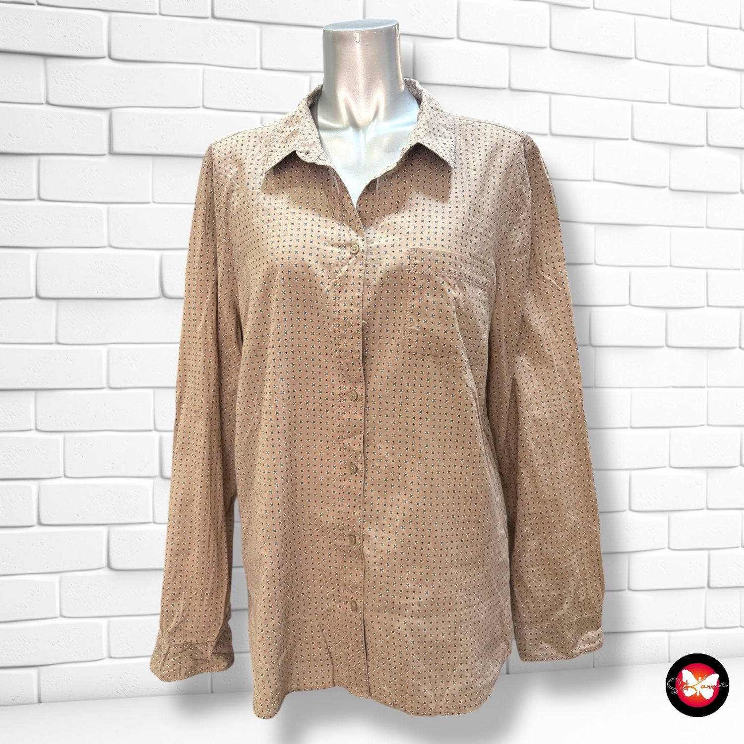**HOY** Camisa de manga larga estampada YESSICA Talla 42