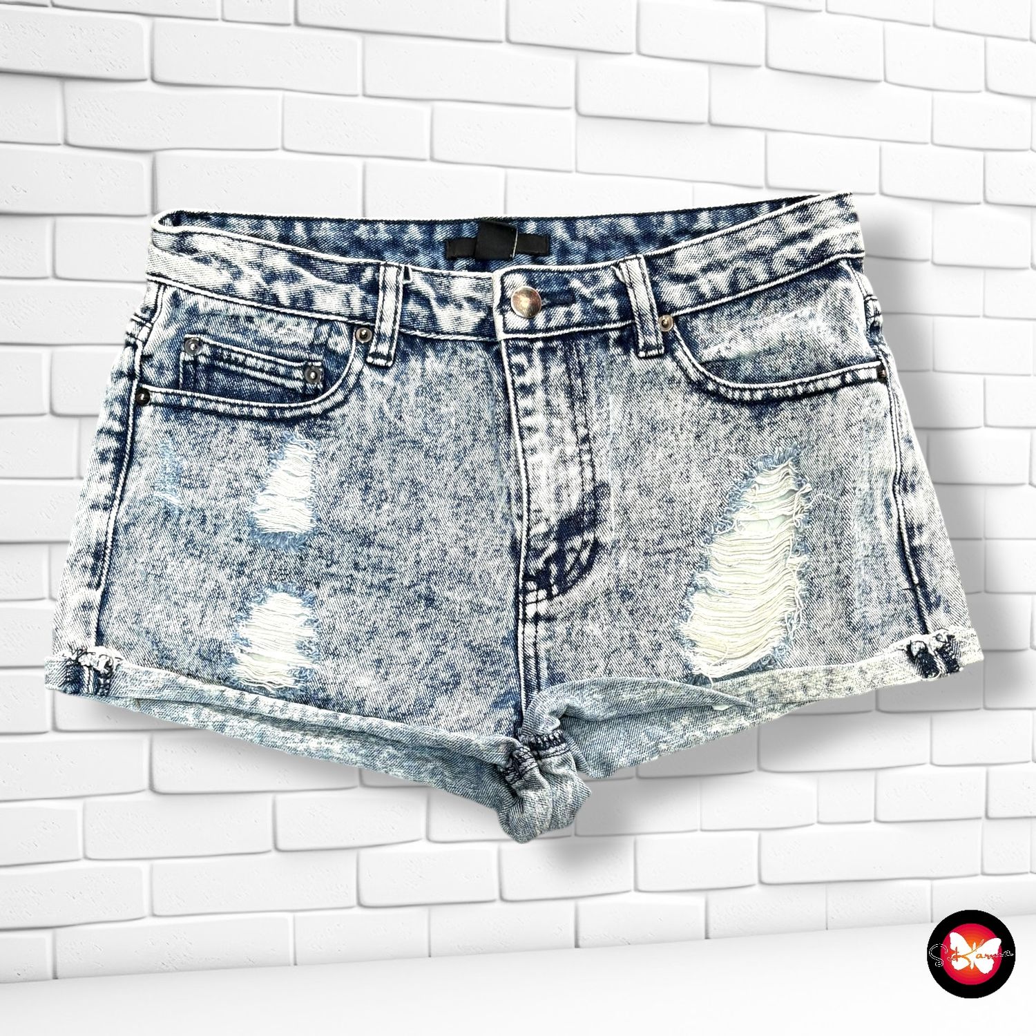 Short vaquero FOREVER21 Talla M (W27)
