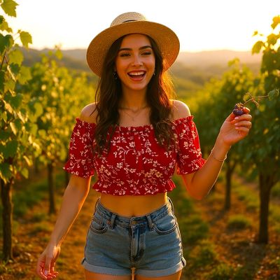 Blusa cropped escote barco Talla S