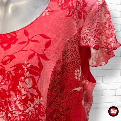 Blusa de gasa TIEMPO Y MODA Talla 48 (pequeña)
