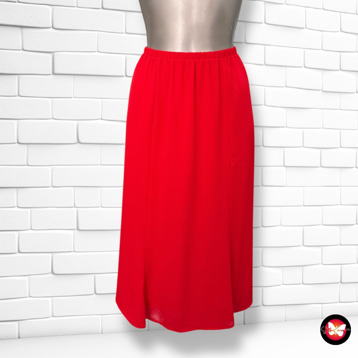 Falda midi elástica Talla XL
